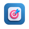 An Icon representing Tiktok target Growth plan
